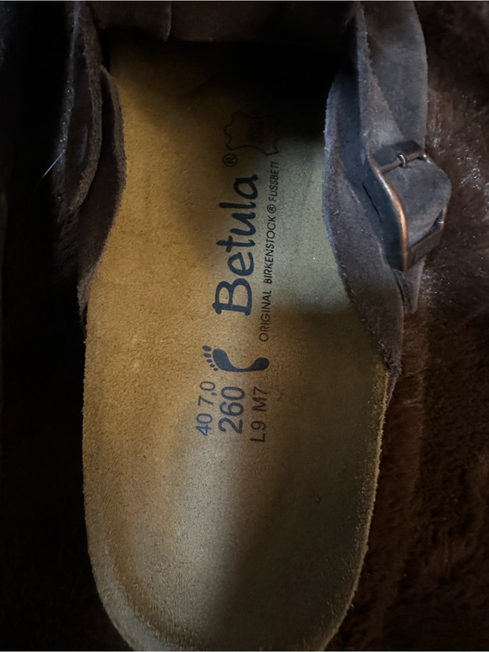 Betula Birkenstock Suede Clogs - Picture 4 of 8